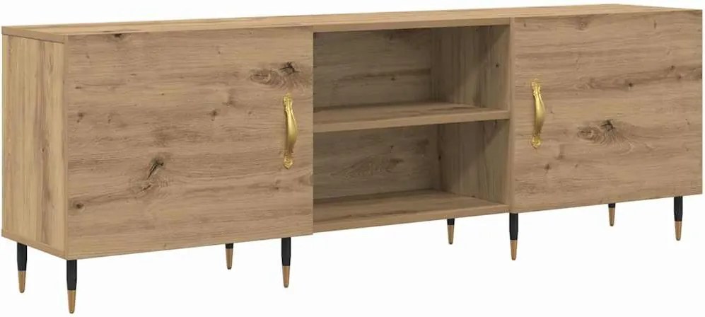 vidaXL TV szekrény kézműves tölgy 150 x 30 x 50 cm Faanyag