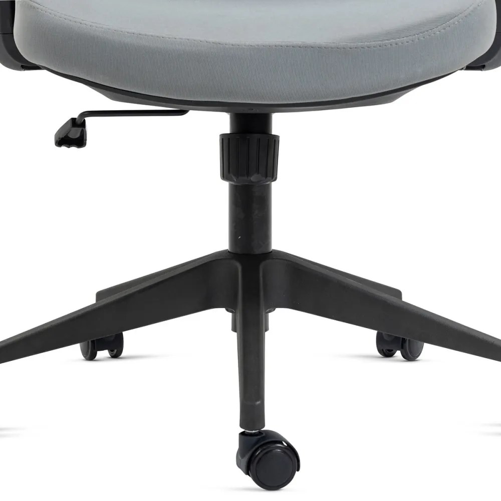 KA-V324 Scaun pivotant de birou gri cu braț 4D