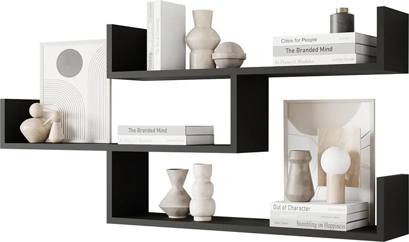 Fali polc 119x18x55cm fehér FUR1962-3