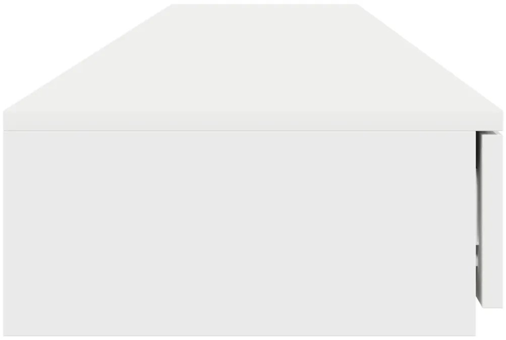 Ágyfiókok fiókkal Fehér 200 x 36.5 x 16.5 cm Faanyag