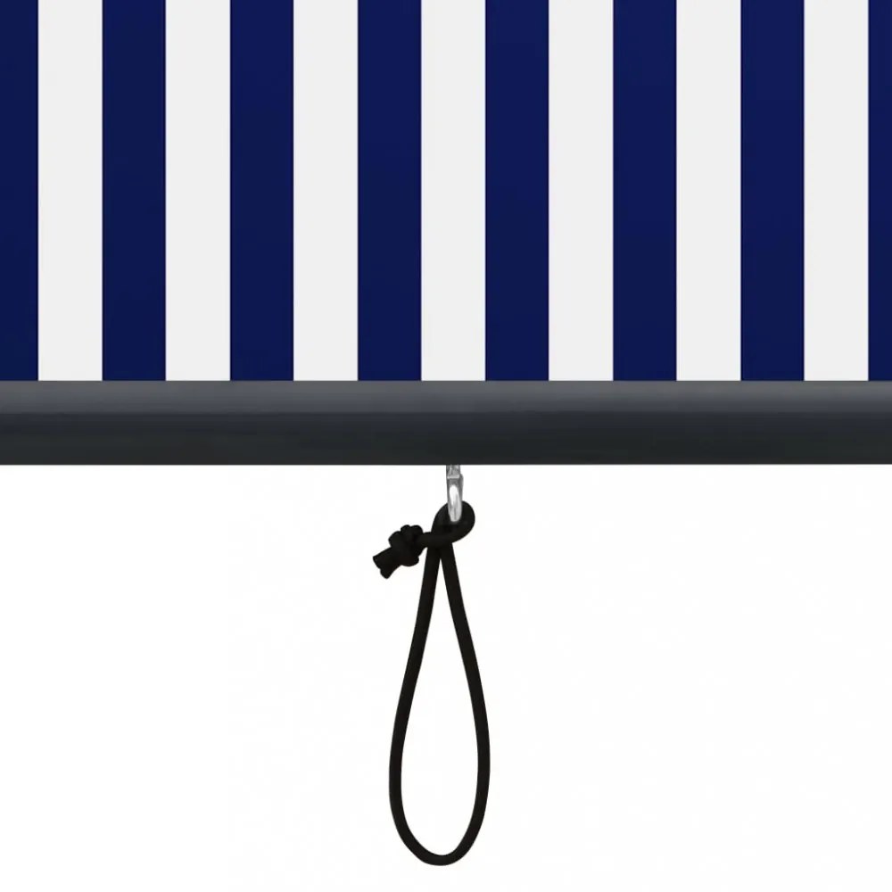 kék és fehér kültéri roló 60 x 250 cm
