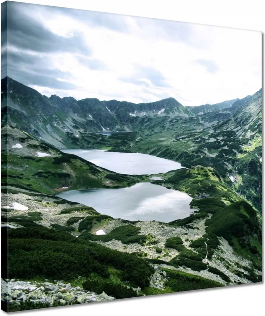 Vászonkép 40x40 Tátra völgy 5 tó