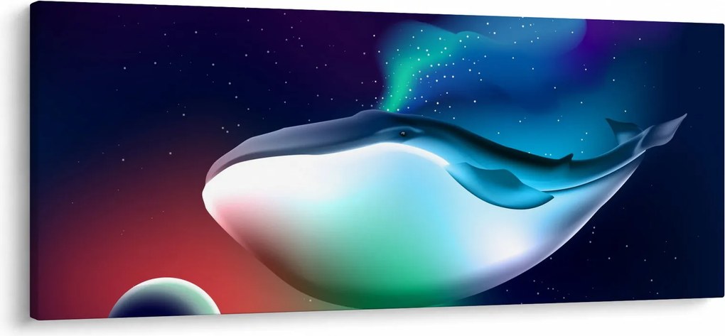 Kép - Egy bálna az űrben (120x50 cm)