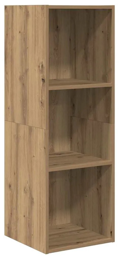 TV Szekrény Szett 3 pcs kézműves tölgy 37 x 37 x 107 cm Faanyag