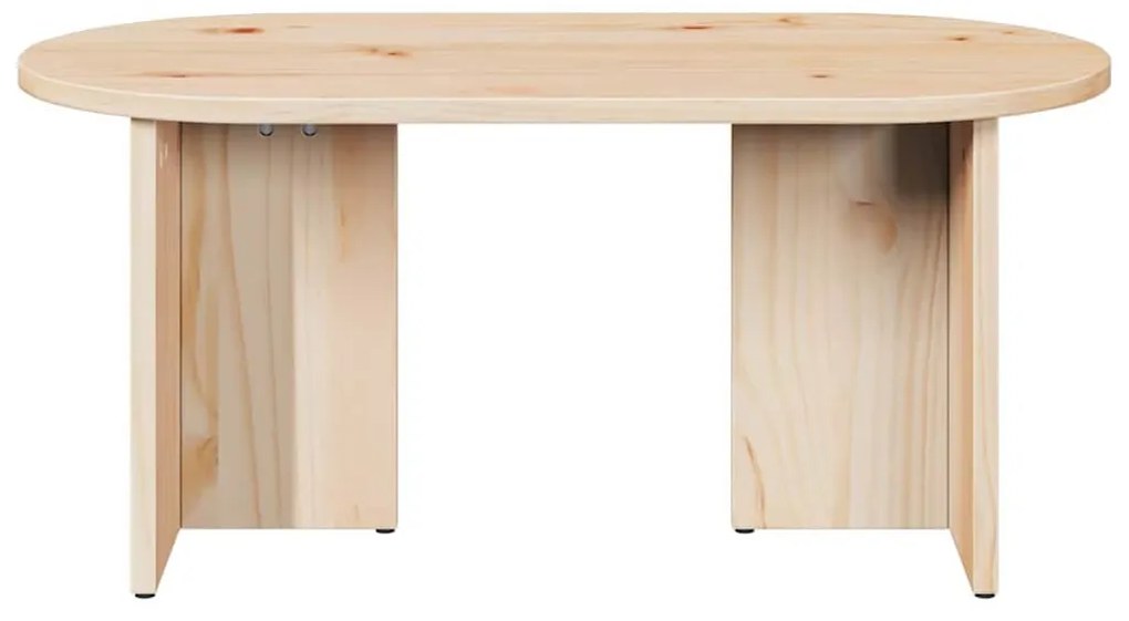 Dohányzóasztal Természetes 80 x 39.5 x 35 cm Tömör fenyőfa