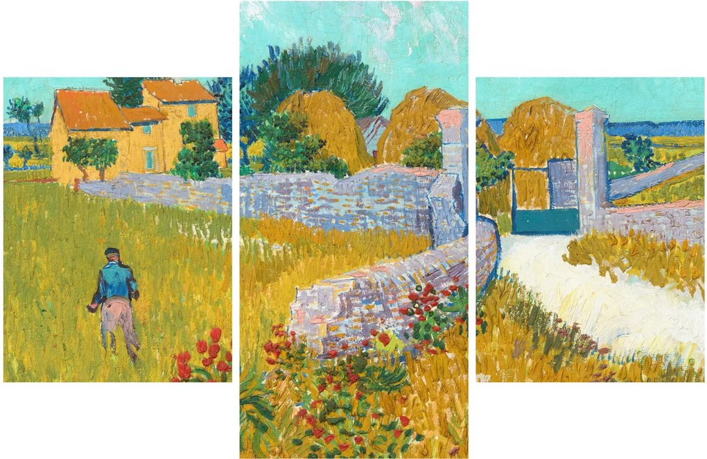Kép - Vincent van Gogh, Farmhouse in Provence, reprodukciók (90x60 cm)