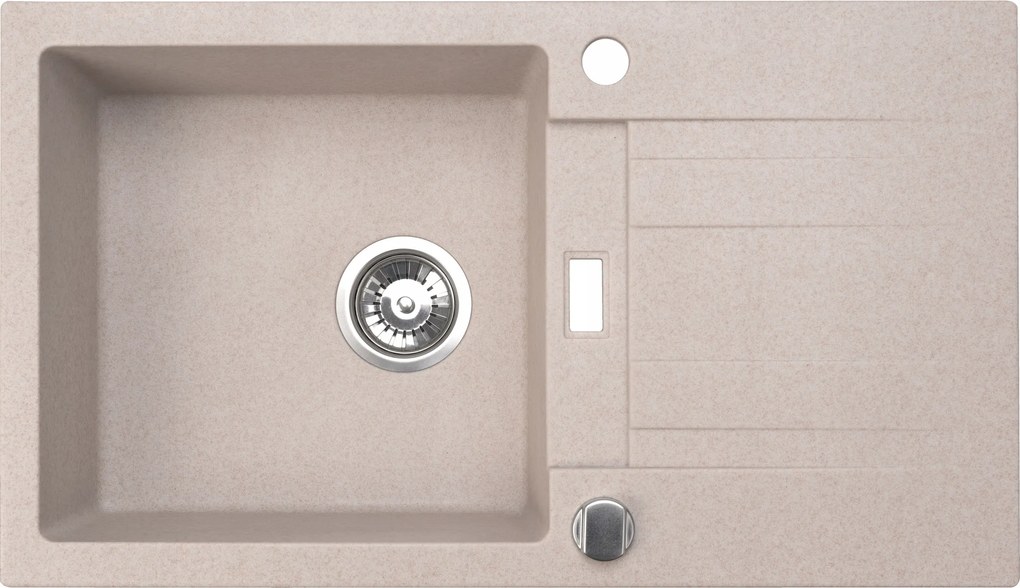 Athena Gránit Mosogatógép Konyhai mosogató 76x44 cm