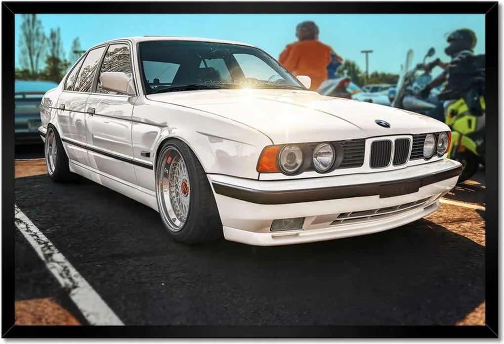 Bekeretezett poszterek 60x40 Bmw 5 series E33 5er