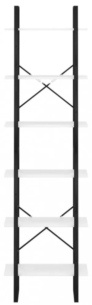 2 db fehér forgácslap tárolópolc 60 x 30 x 210 cm