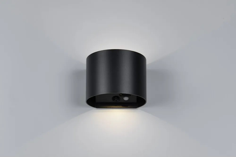 USB LED fali kültéri lámpa mozgásérzékelővel (magasság 10 cm) Genie – Reality