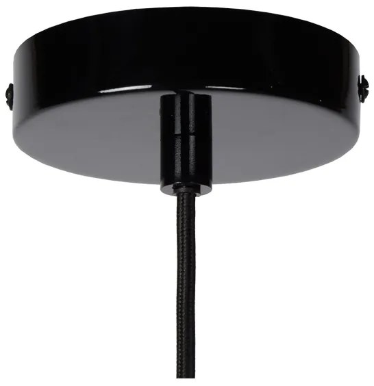 Lucide 30484/28/30 - Csillár zsinóron CORENTIN 1xE27/60W/230V fekete