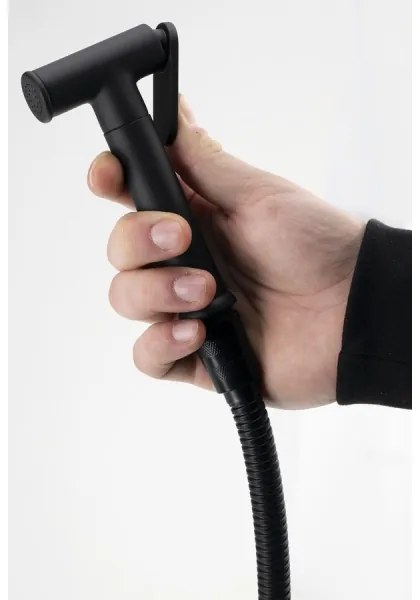 Aqualine - Zuhanyzós bidécsap rejtett beépítéshez matt fekete