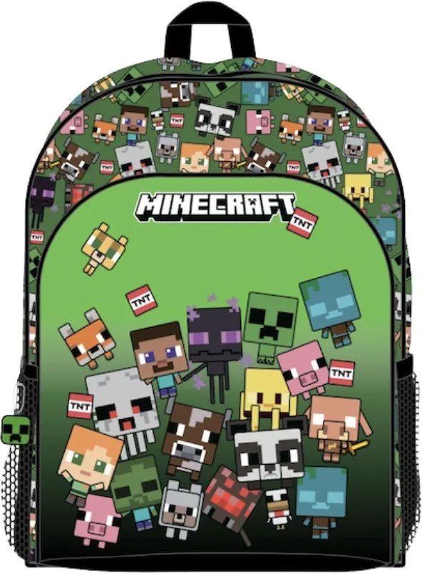 Minecraft Lot of Characters iskolatáska, táska 40 cm