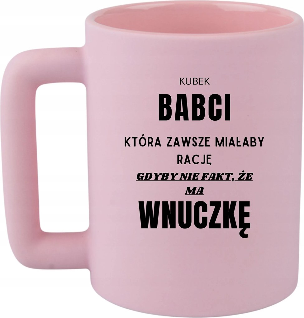 Bögre Rózsaszín Matt Leo Vicces Ajándék Nagymama Bögre