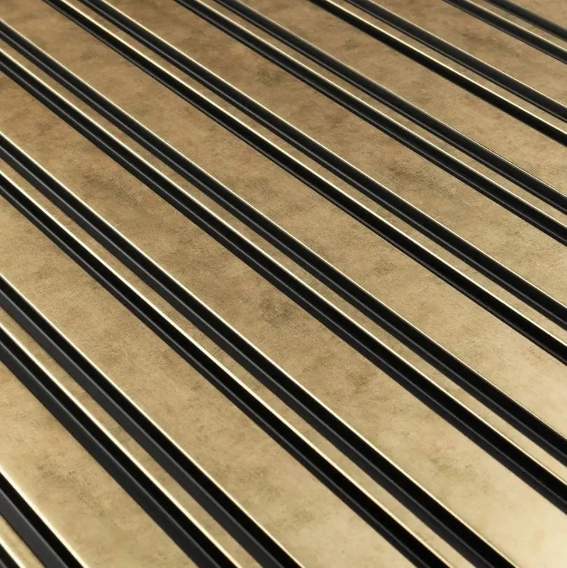 LAMELIO MILO Arany lamella falpanel 270 × 12,2 cm