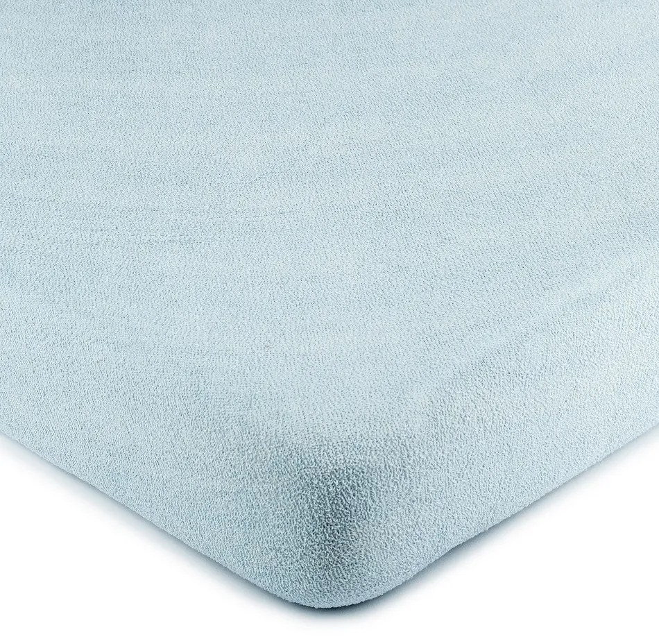 4Home frottír lepedő világoskék, 160 x 200 cm