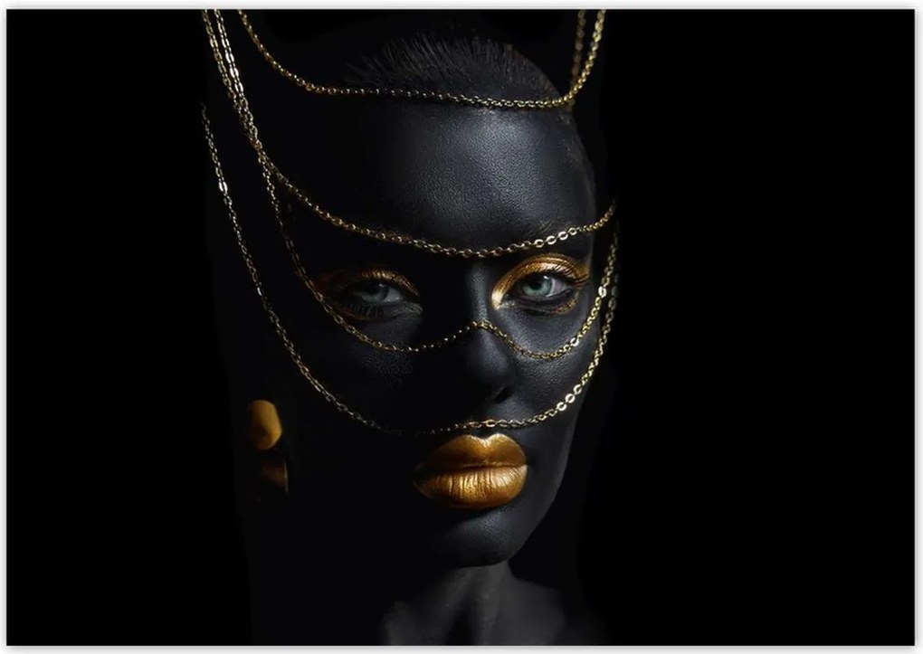 Fotótapéták 208x146 Az aranyszínű csecsebecsék mögött