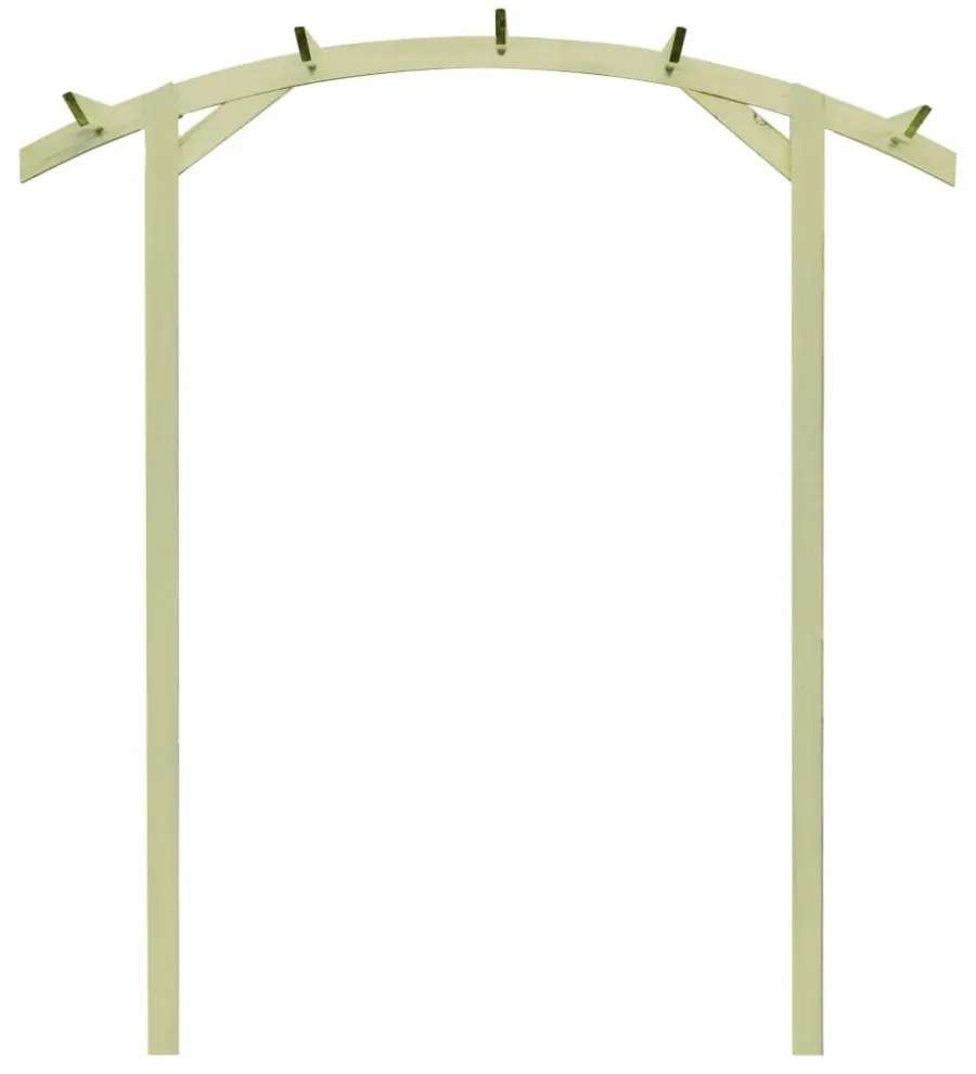 kerti pergola impregnált fenyőfalécekből 180 x 210 x 40 cm