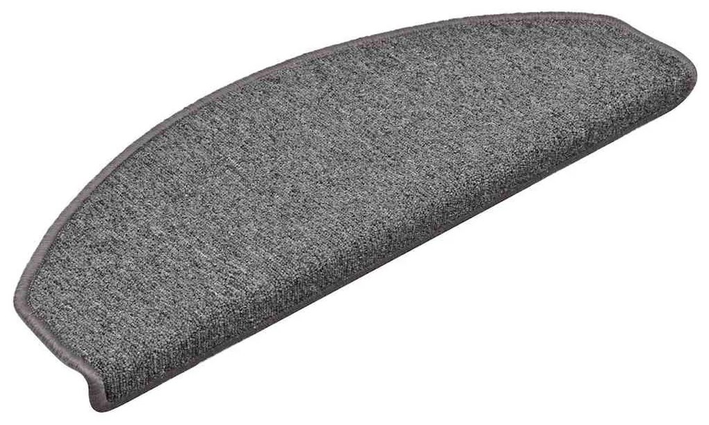 30 db sötétszürke lépcsőszőnyeg 65x24x4 cm