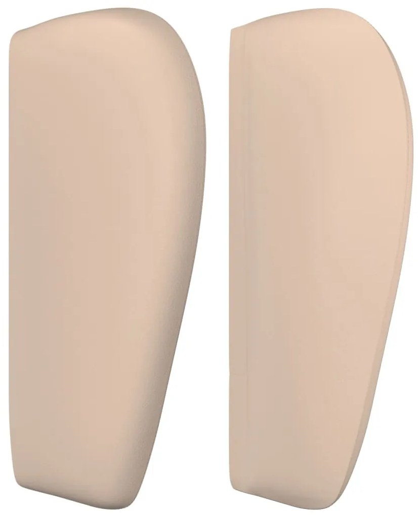 cappuccino műbőr szárnyas fejtámla 183x23x78/88 cm