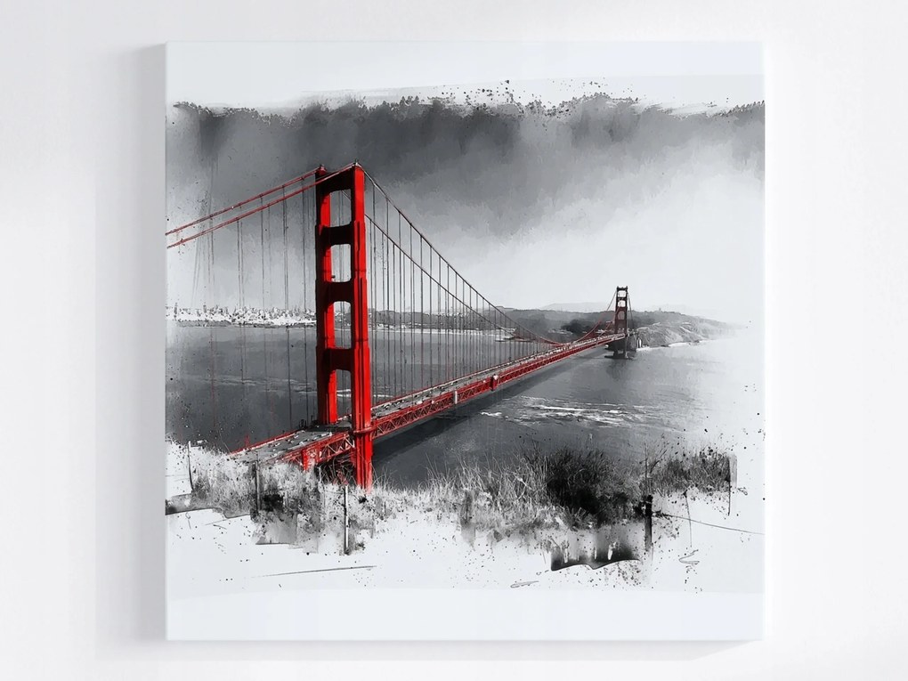 Canvas Golden Gate Bridge San Francisco Usa Vászonkép 80x80