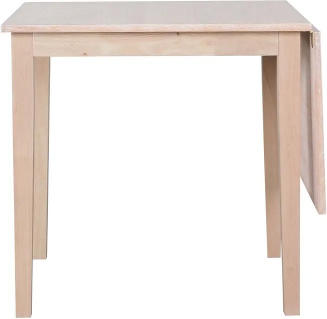 Salford kinyitható tölgyfa étkezőasztal - 75 x 75 cm - Canett