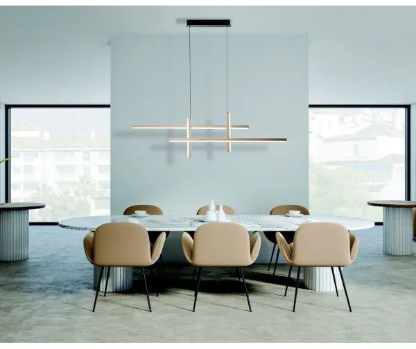 Zambelis 22022 - LED dimmelhető csillár zsinóron LED/41W/230V arany