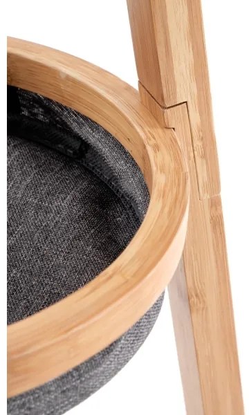 Álló ruhafogas 177x52 cm barna