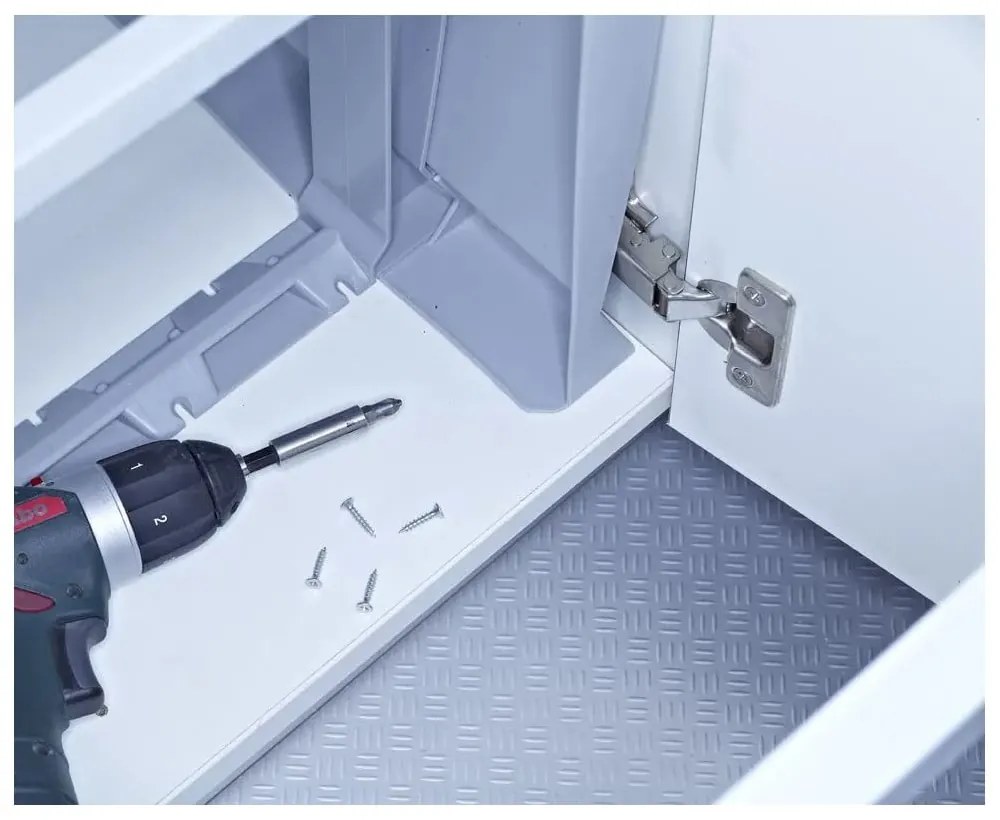 Műanyag szemetes szelektív hulladékhoz/beépíthető 18 + 12 + 12 + 8 l City - Elletipi