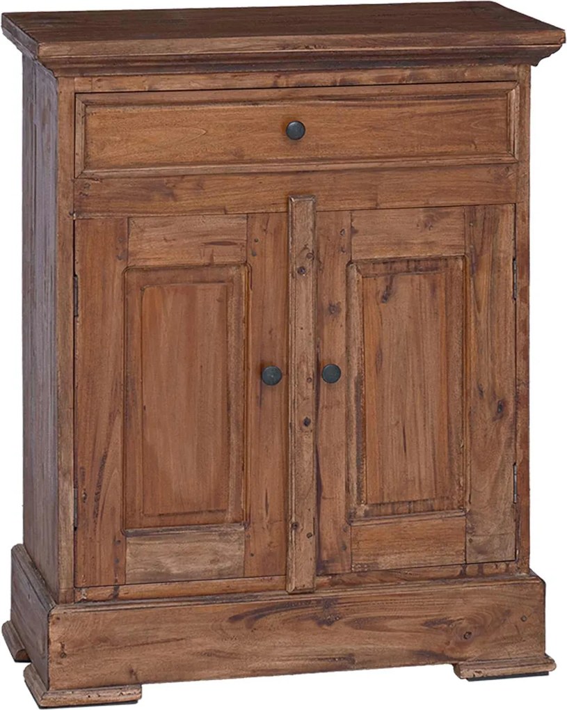 vidaXL Tárolószekrény 63 x 30 x 79 cm Tömör Mahagóni Fa