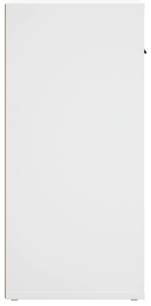 fehér szerelt fa tálalószekrény 80 x 33 x 70 cm
