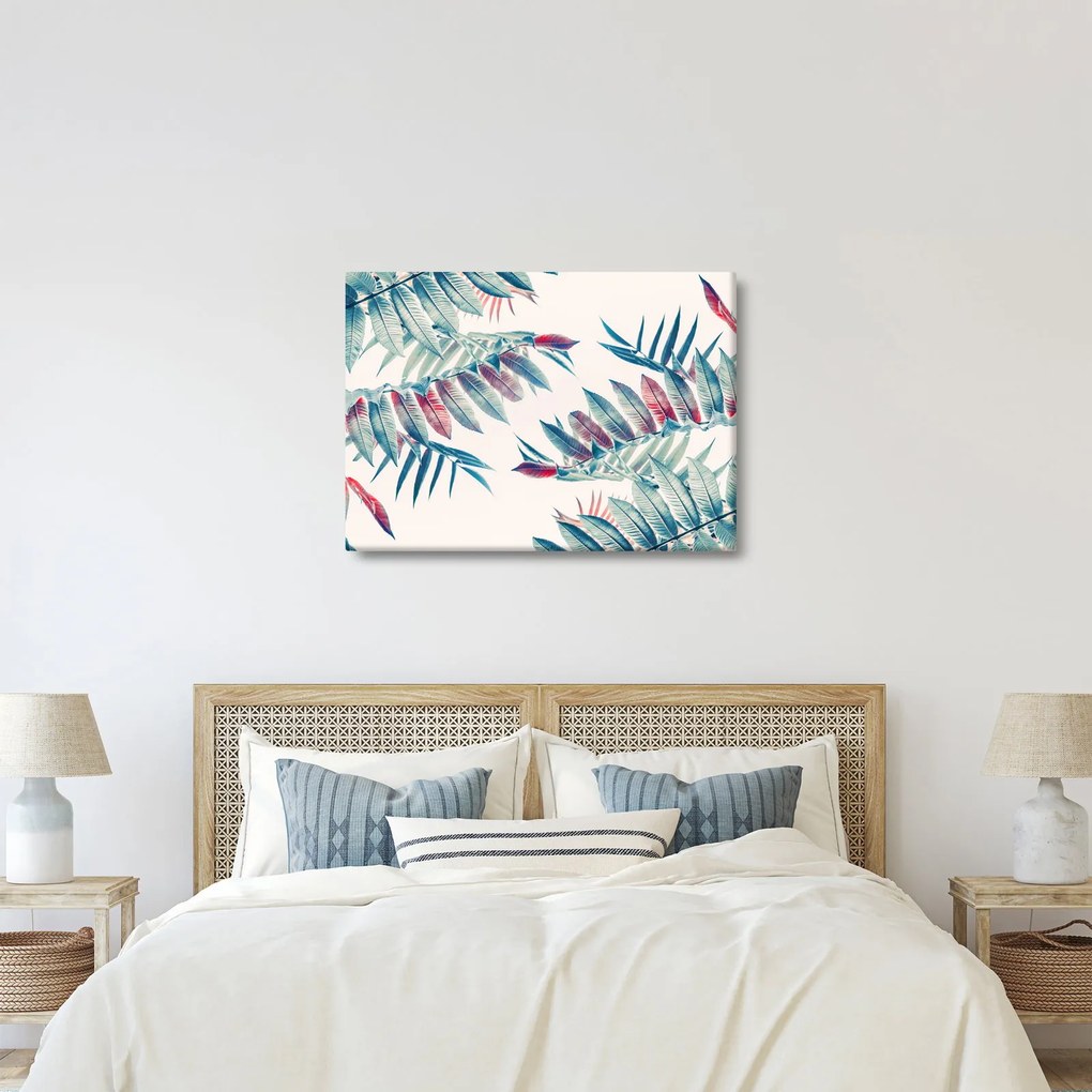 Kép - Trópusi levelek (70x50 cm)