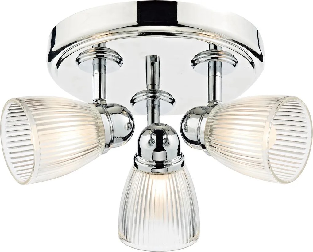 Dar lighting modern fürdőszobai lámpa cedric csiszolt króm darced7638 IP44