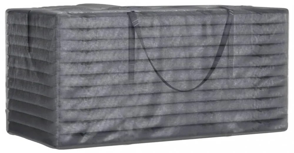 2 db fekete polietilén kerti párnatároló zsák 150 x 75 x 75 cm