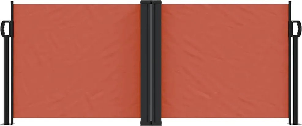 Terrakotta behúzható oldalsó napellenző 100 x 1000 cm