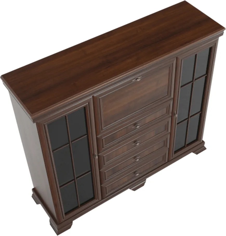 vitrines szekrény bárszekrénnyel, samoa king, KORA KK7