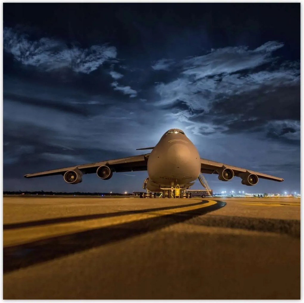 Poszterek 70x70 Nagy repülőgép repülőtér