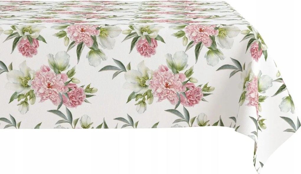 Abrosz Nyomott Mintával 110x160 Téglalap Alakú Virágok