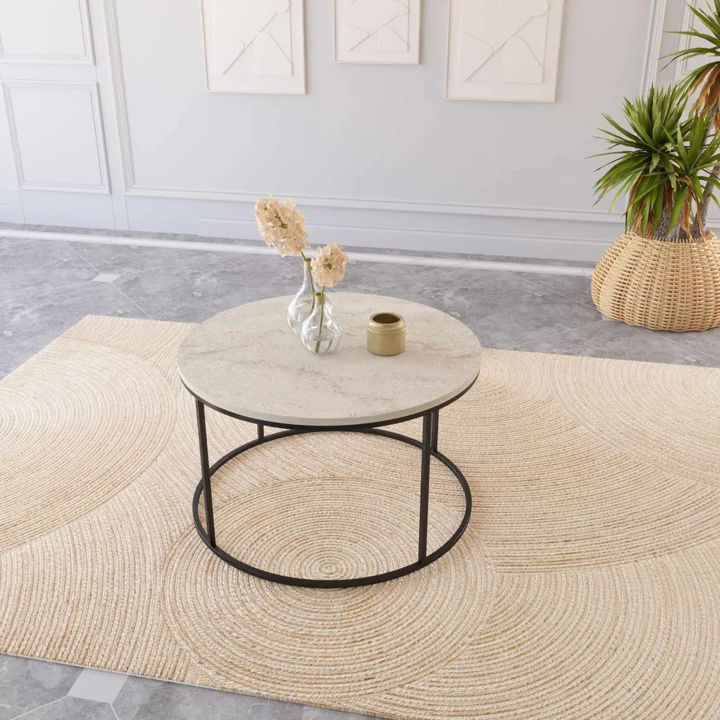 Royal - Black, Travertine