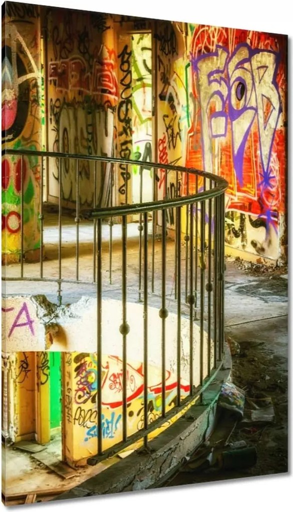 Festmények 80x120 Graffitti falfestmény