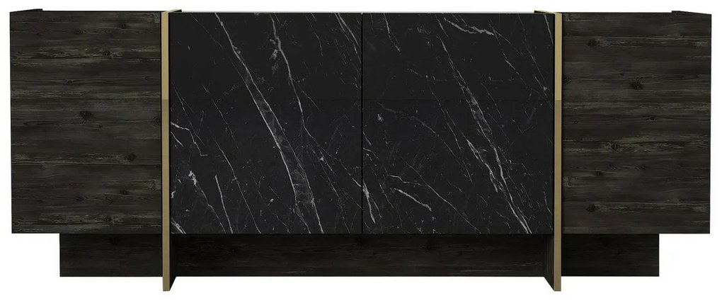 Veyron Black and Gold szekrény