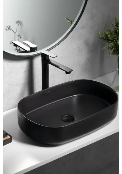 Sapho - Mosdócsap PAX 31,5 cm matt fekete