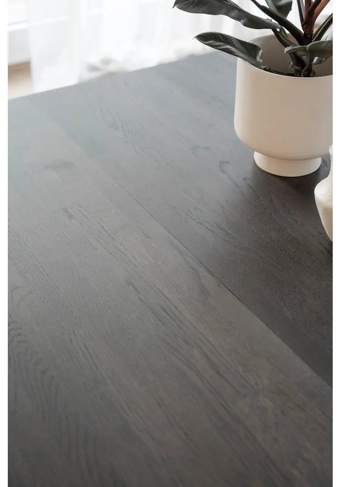 Tölgyfa kerek bővíthető étkezőasztal ø 120 cm Filippa – Rowico