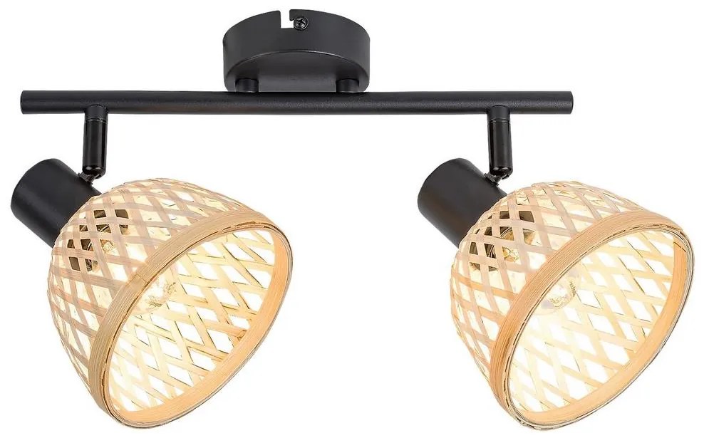 Rabalux Rabalux 3134 - Spotlámpa RATTAN 2xE14/15W/230V rattan RL3134