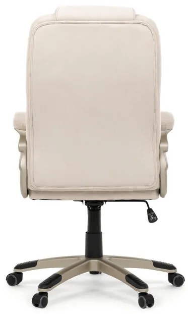 Bézs Szövet Irodai Főnöki Szék, Hinta Mechanikával. KA-C713 CRM2