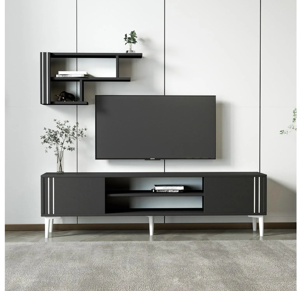 Nappali fal Snowden set (antracit) . 1102582