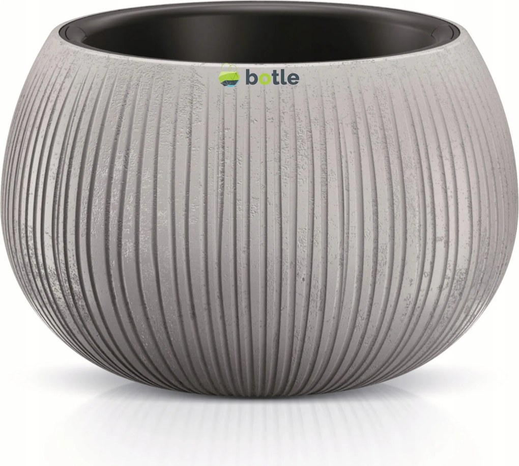 Virágtartó fedő szerkezet betét 29x19,5cm Beton kerek