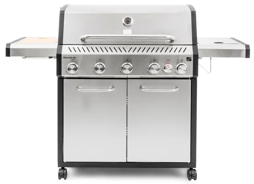 G21 Nebraska BBQ Premium line gázgrill, 6 égő + redukciós szelep ingyen