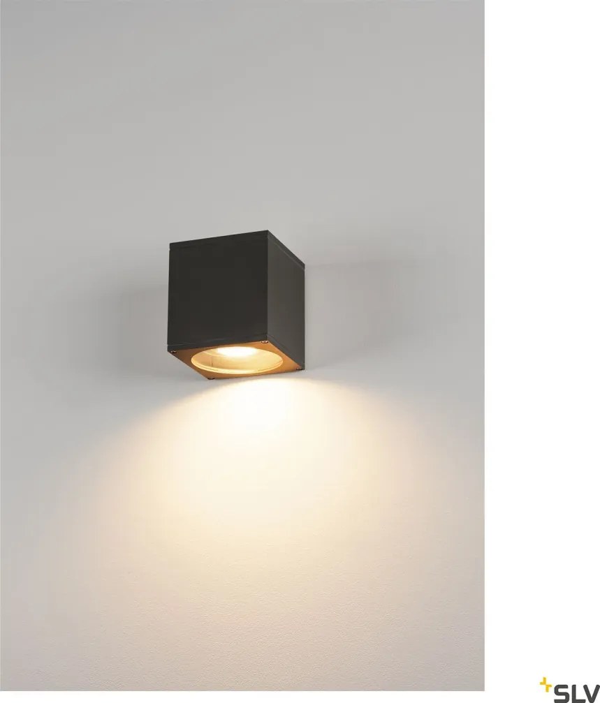 SLV 229565 THEO Modern Kültéri Fali Lámpa Antracit GU10/ES111 IP44