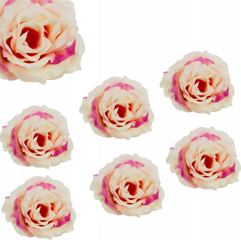 Rózsa Mesterséges Fej Mesterséges Termék Mint Élő VIP6438-038 6 db